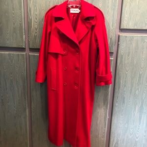 Full length 100% wool coat
